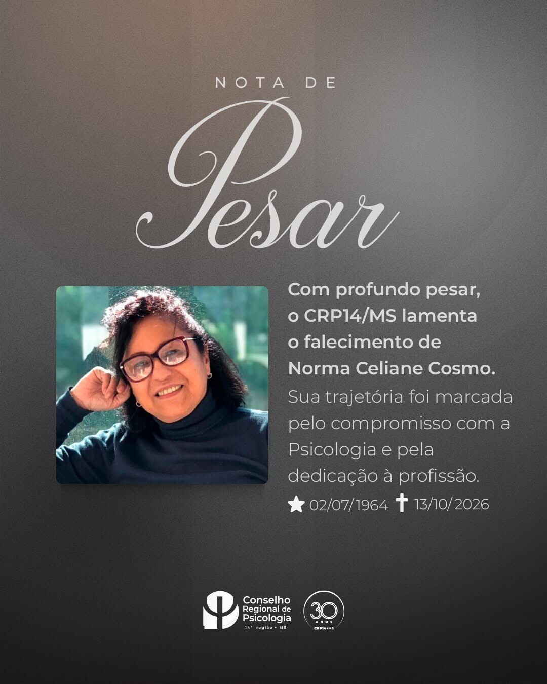 nota-de-pesar-psicologa-norma-celiane-cosmo